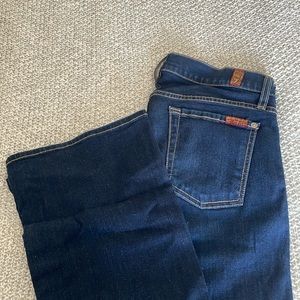 7 For All Mankind The Skinny Bootcut Size 28 Dark Wash